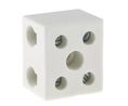 Terminal Strip, White, 76A, 450V, Poles - 2, Pack of 5 pieces
